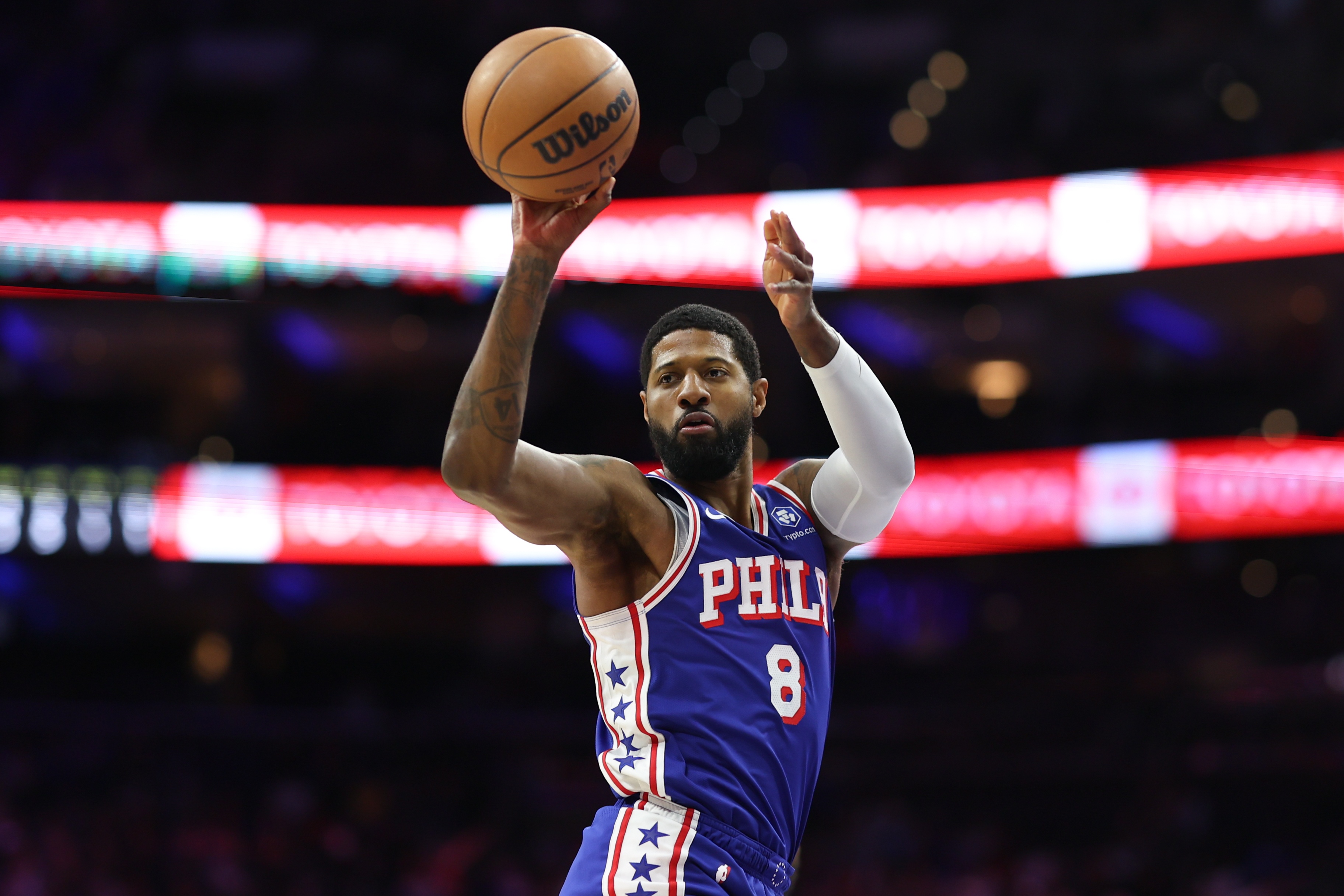 kaiyun管理-加时打得好！乔治9中4拿到10分7板4助2断1帽 5次犯规